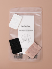 Нижня білизна Brabrabra Розширювач поясу бюста модель SLZ99909095_black-ivory-nude Фото