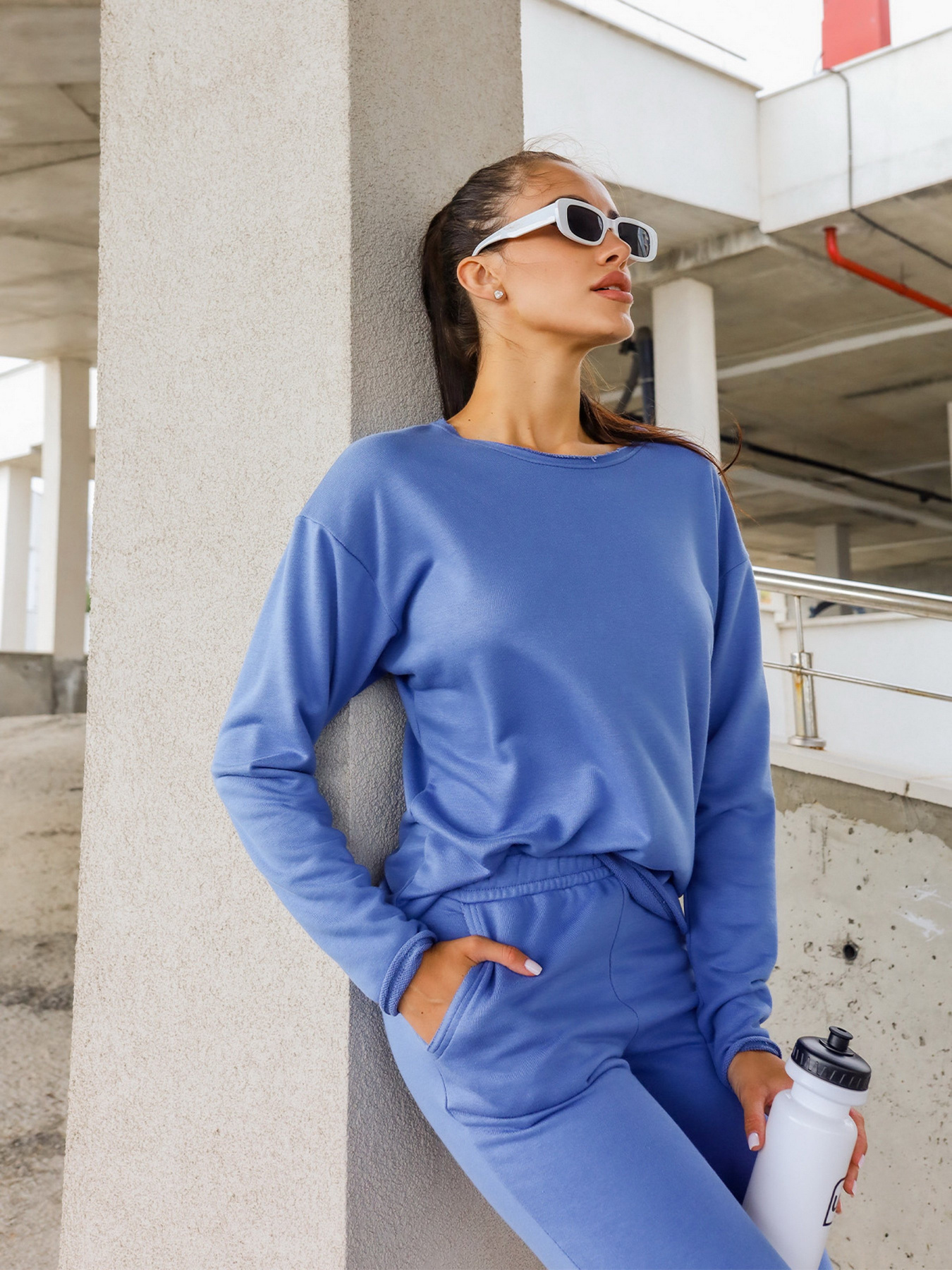 Костюми ISSA Plus модель 12847_blue Костюми ISSA Plus модель 12847_blue Фото
