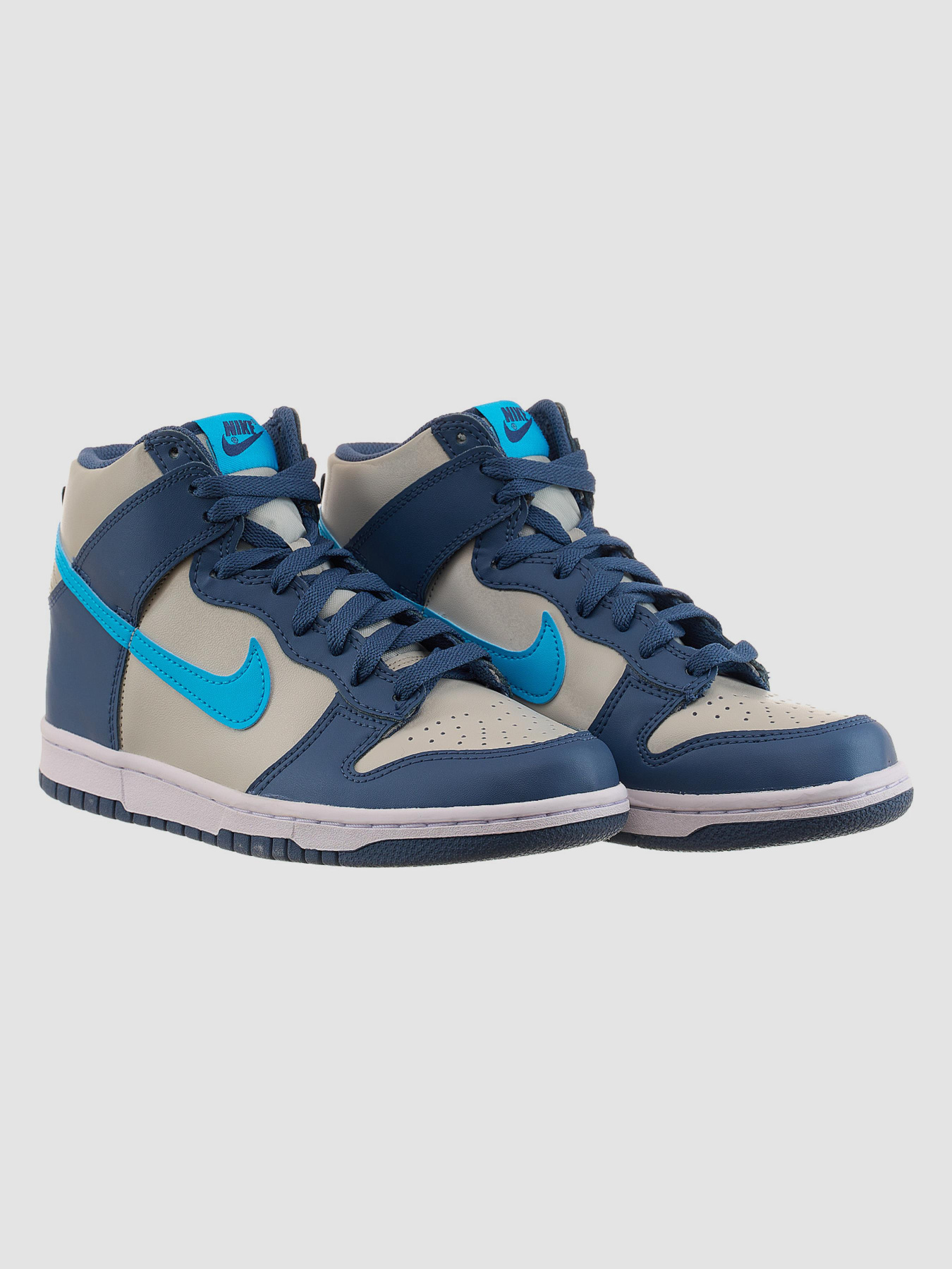 Кросівки NIKE Dunk High Gs Grey Blue модель DB2179-006 Кросівки NIKE Dunk High Gs Grey Blue модель DB2179-006 Фото