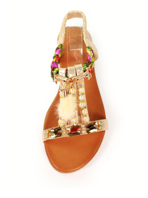 Сандалии It-girl модель 520-gold Фото