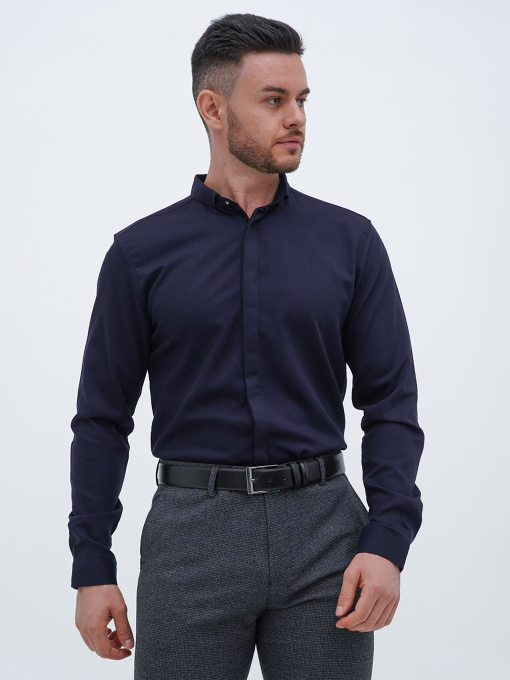 Рубашки Trend Collection модель TC12798DarkBlueRBSHKMN Фото