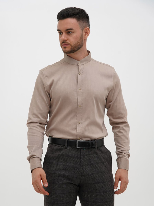 Рубашки Trend Collection модель TC12783BeigeRBSHKMN Фото