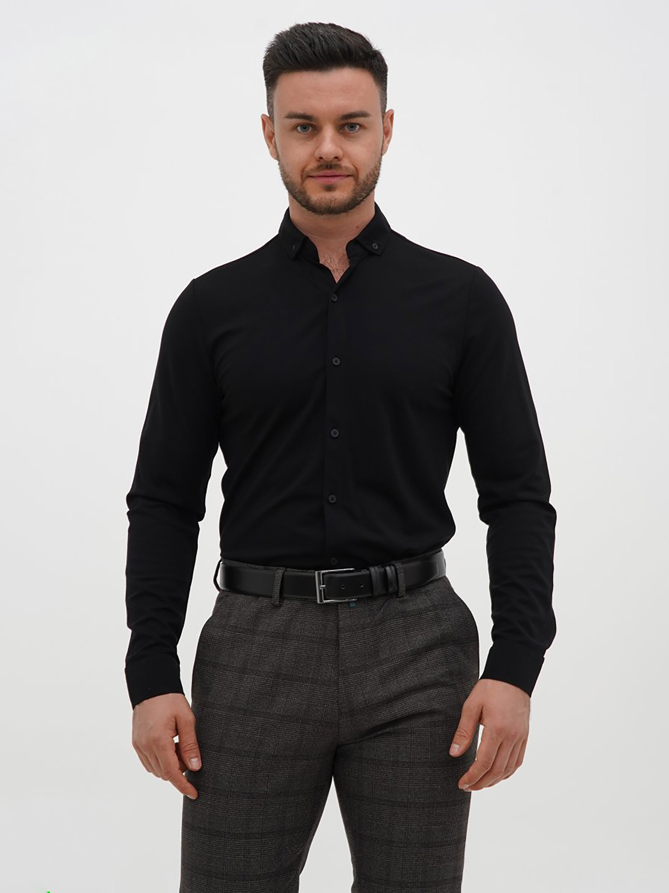 Сорочки Trend Collection модель TC12735BlackRBSHKMN Фото