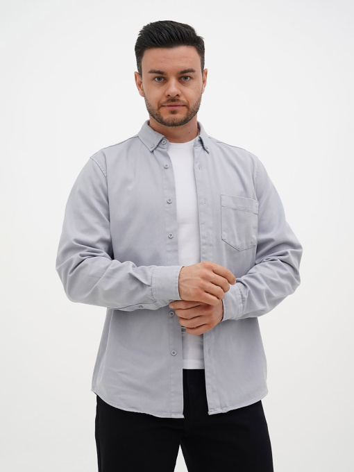 Сорочки Trend Collection модель TC12600LightGreyRBSHKMN Фото