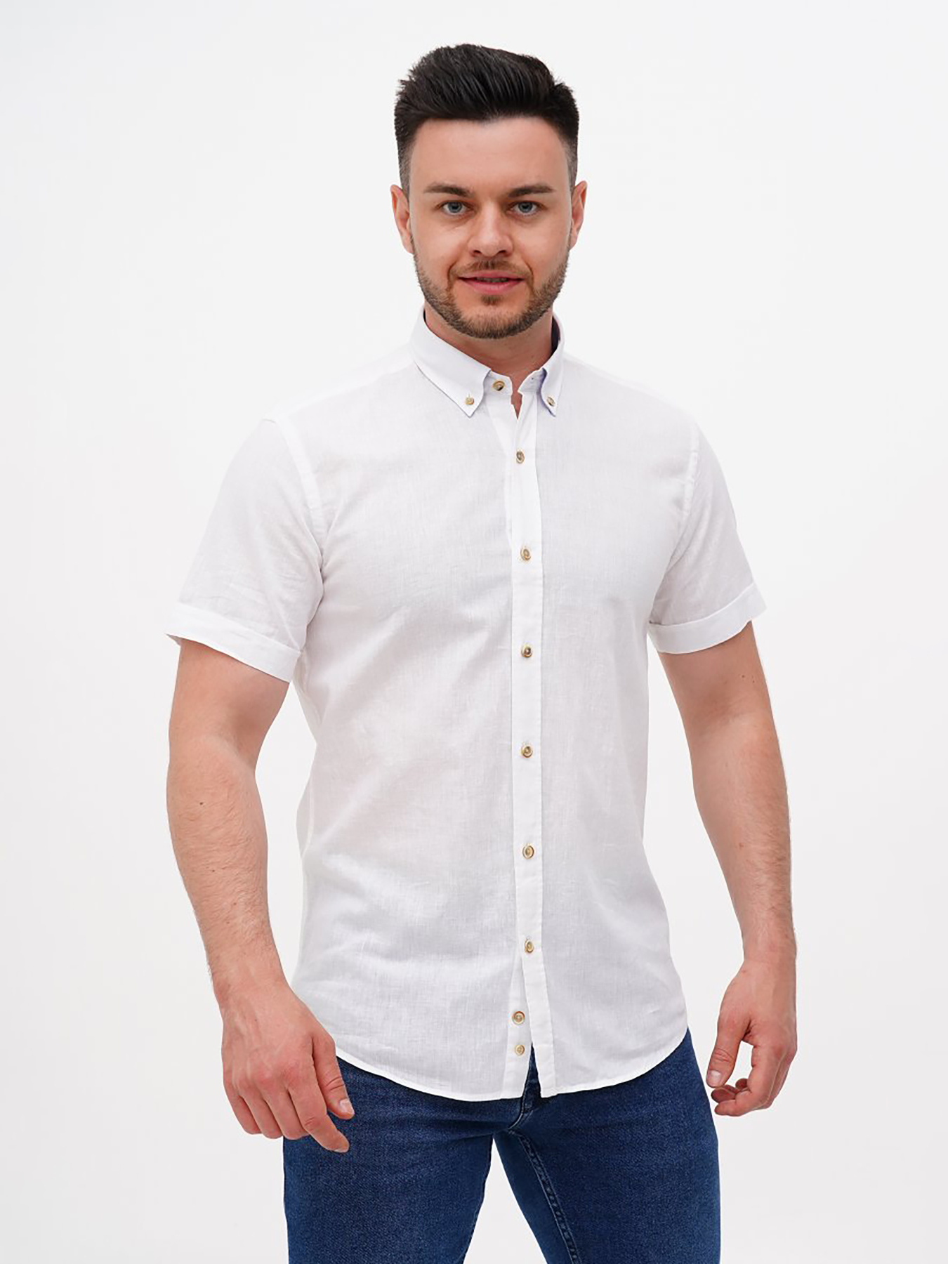 Рубашки Trend Collection модель TC11889WhiteRBSHKMN Фото