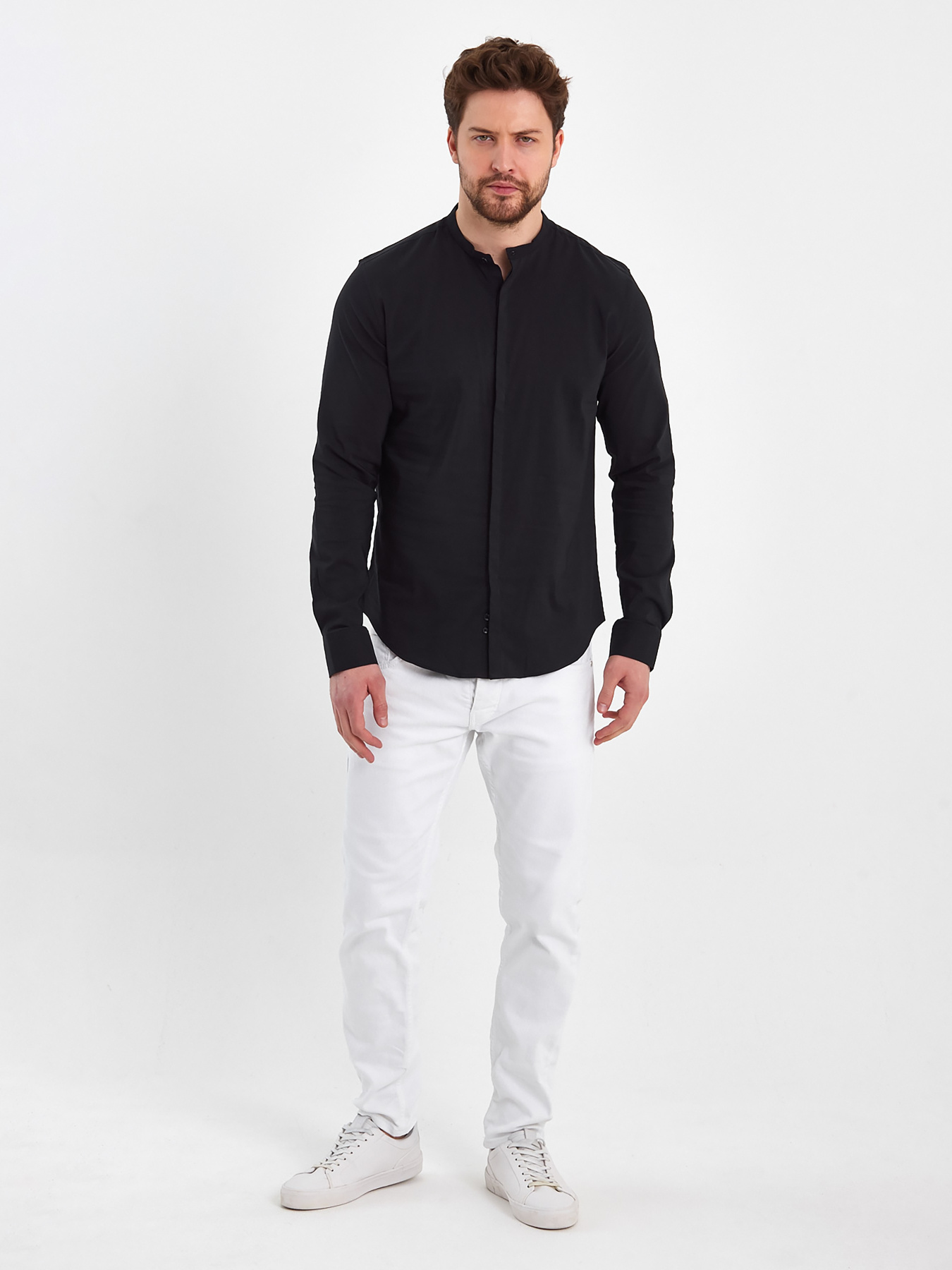 Рубашки Trend Collection модель TC11368BlackRBSHKMN Фото