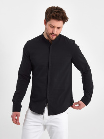 Рубашки Trend Collection модель TC11368BlackRBSHKMN Фото