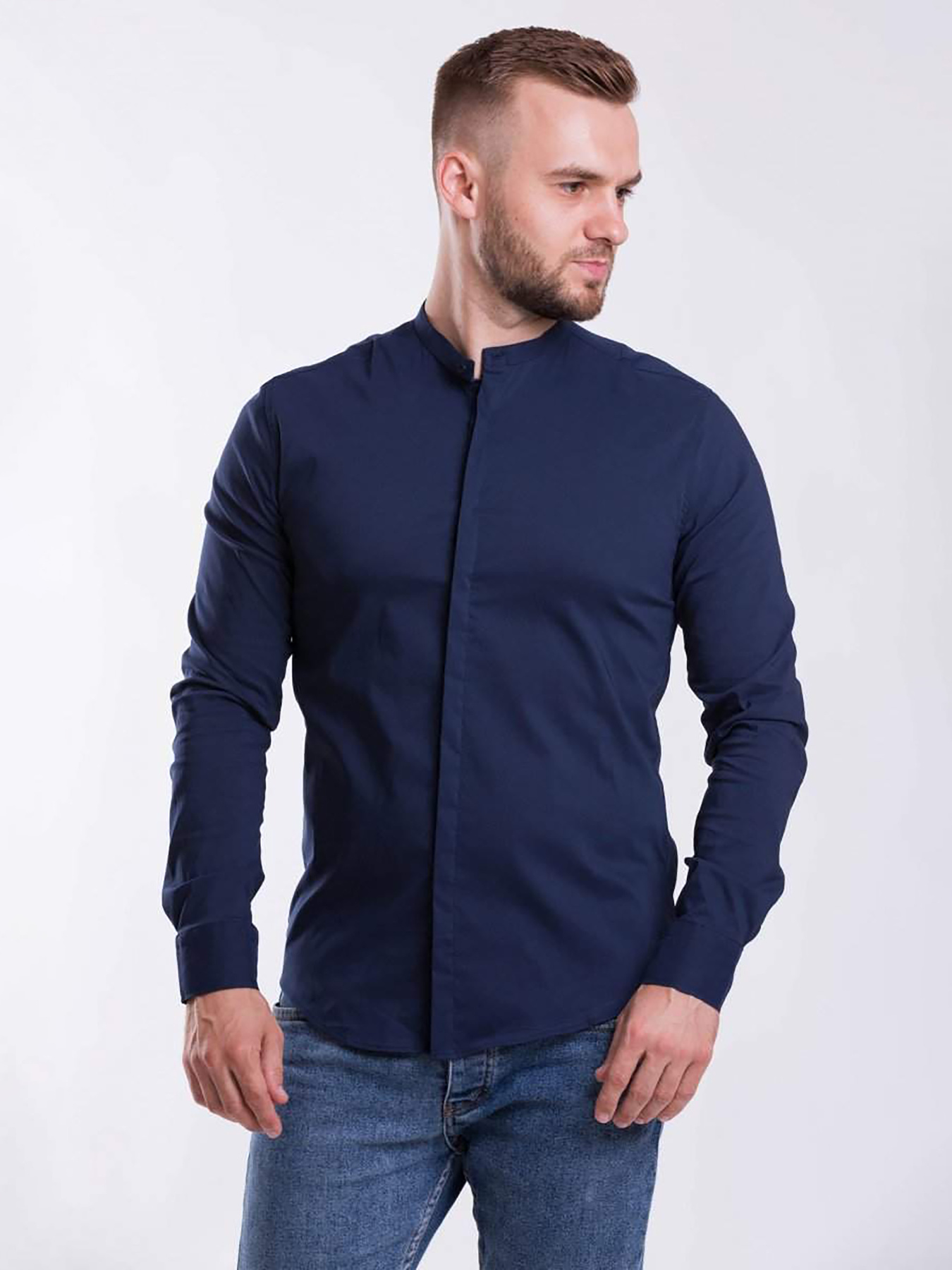 Рубашки Trend Collection модель TC11367DarkBlueRBSHKMN Фото