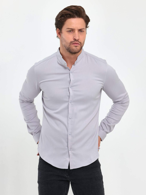 Рубашки Trend Collection модель TC11358LightGreyRBSHKMN Фото
