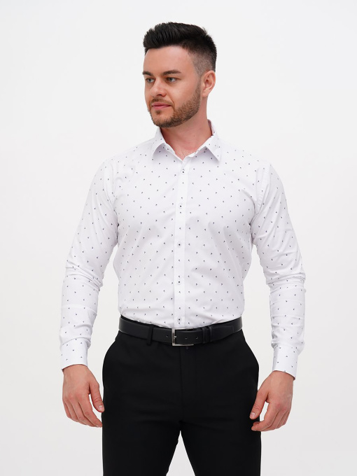 Сорочки Trend Collection модель TC11235WhiteRBSHKMN Фото