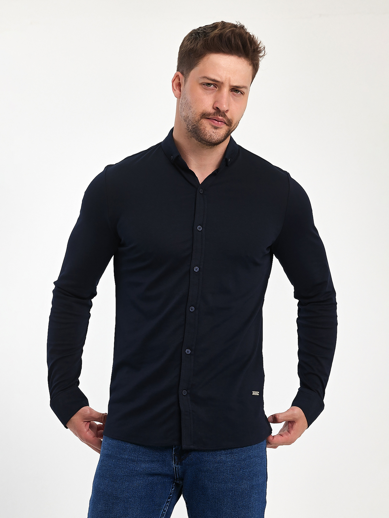 Сорочки Trend Collection модель TC11047DarkBlueRBSHKMN Сорочки Trend Collection модель TC11047DarkBlueRBSHKMN Фото