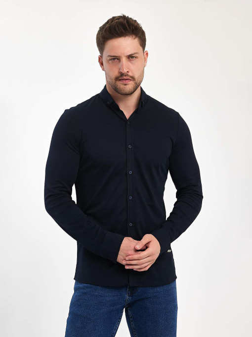 Сорочки Trend Collection модель TC11047DarkBlueRBSHKMN Фото