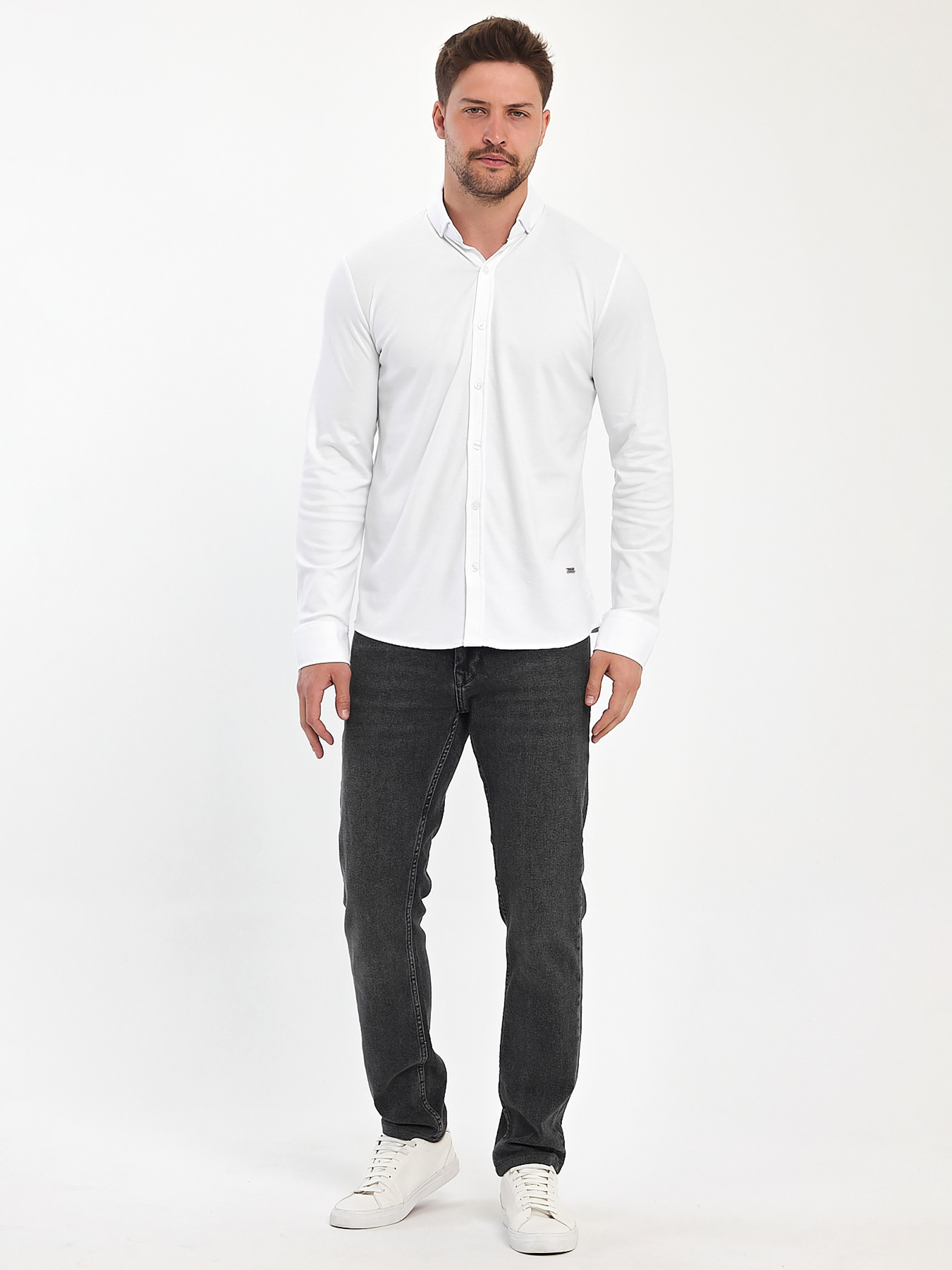 Сорочки Trend Collection модель TC10950WhiteRBSHKMN Сорочки Trend Collection модель TC10950WhiteRBSHKMN Фото