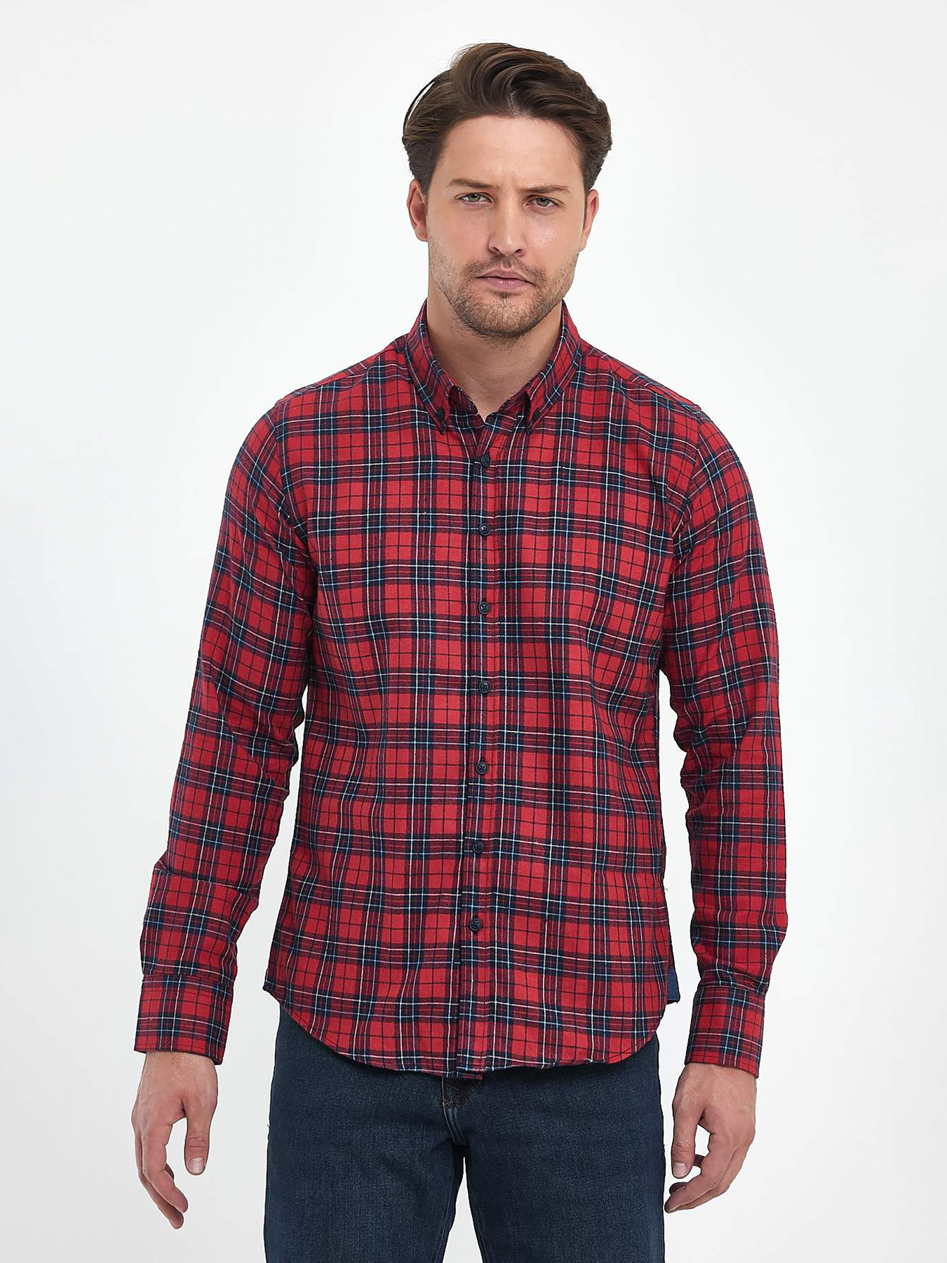 Рубашки Trend Collection модель TC10226RedRBSHKMN Фото