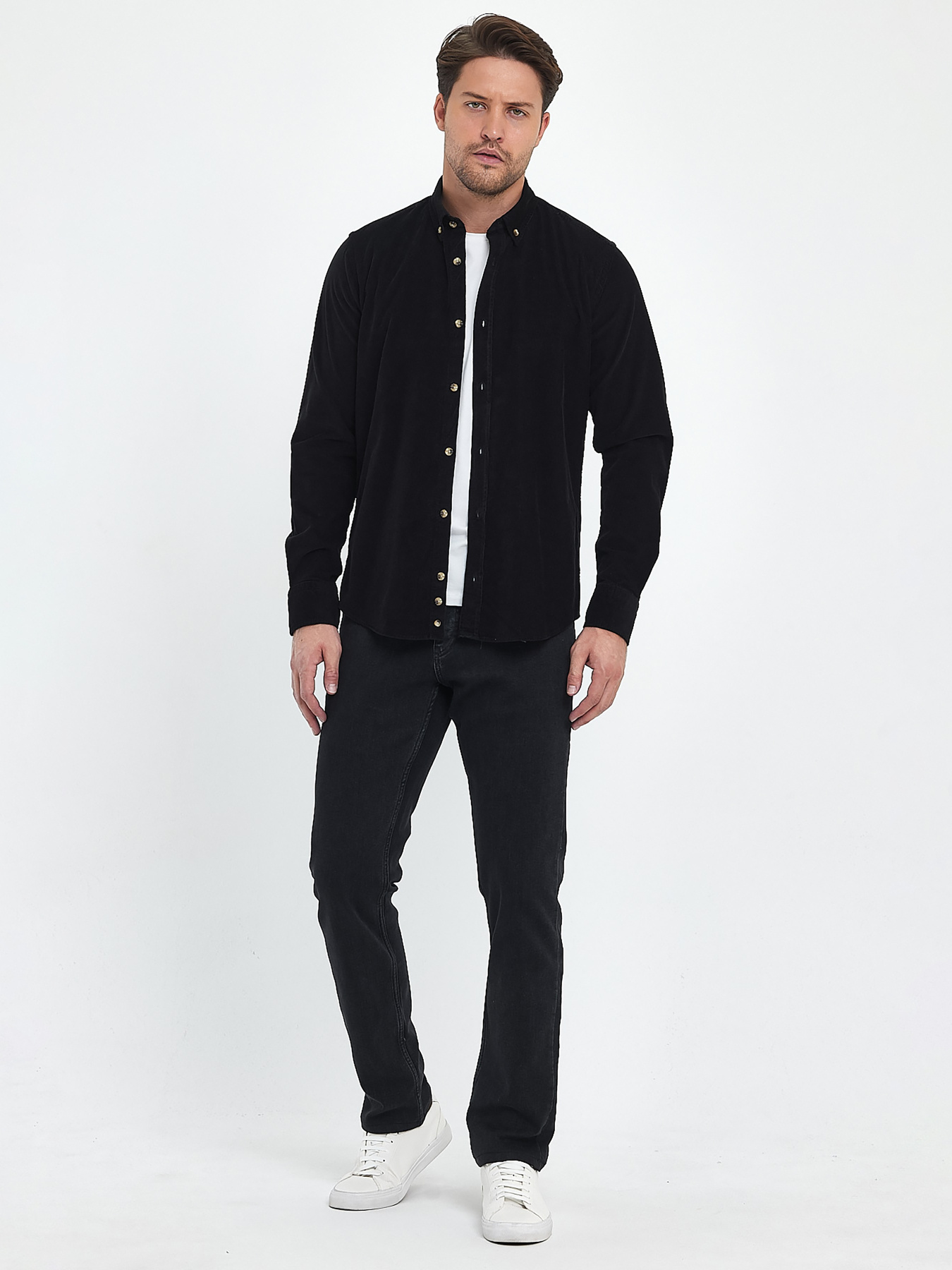 Сорочки Trend Collection модель TC10223BlackRBSHKMN Фото