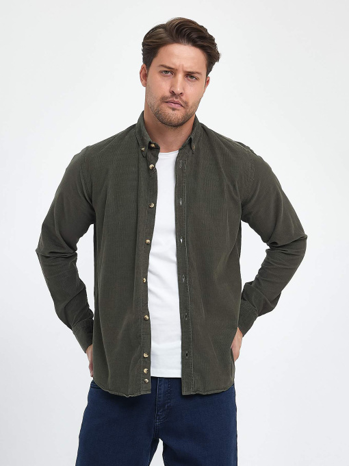 Сорочки Trend Collection модель TC10221BrownRBSHKMN Фото
