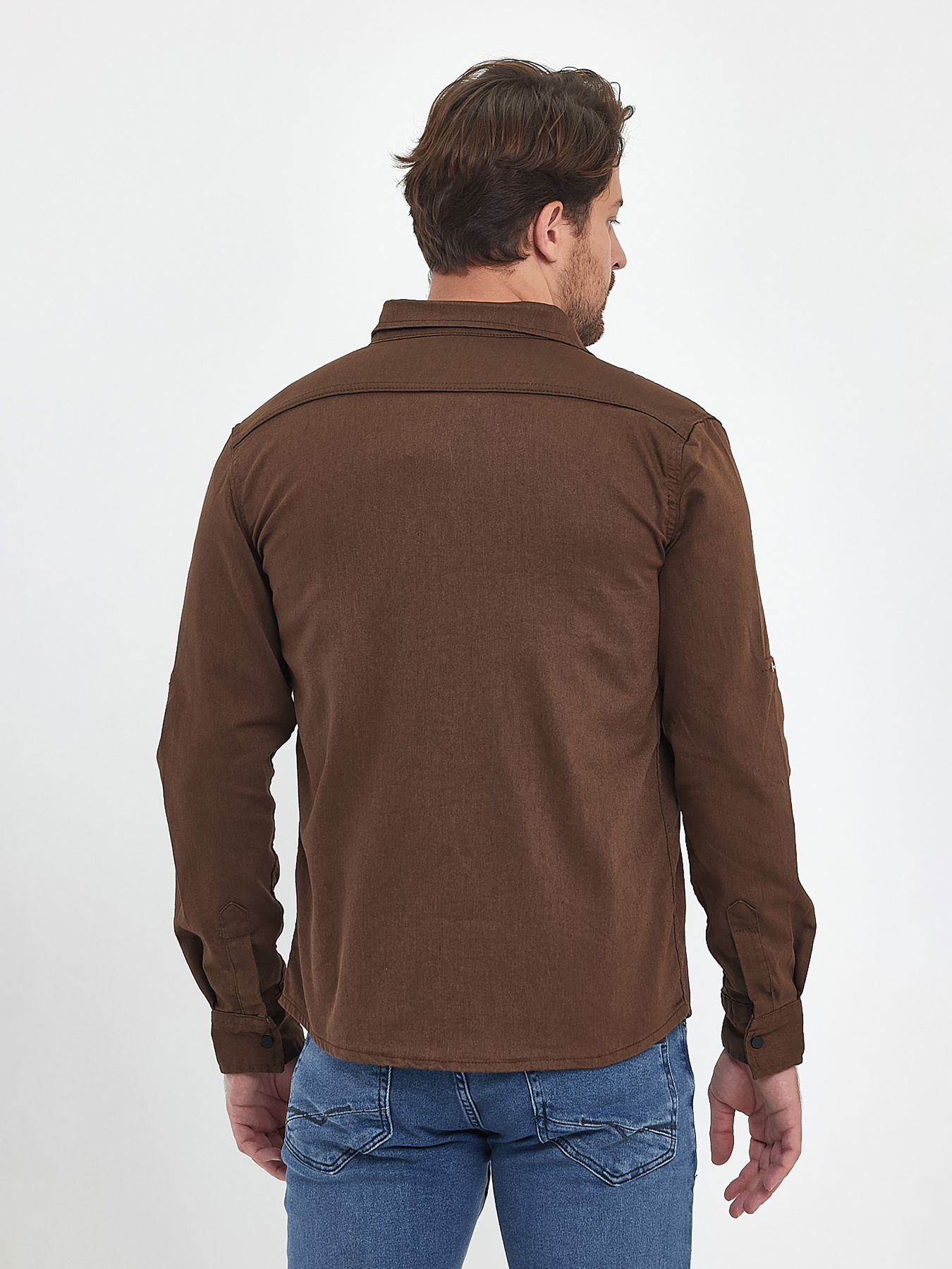 Сорочки Trend Collection модель TC9995BrownRBSHKMN Фото