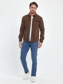 Сорочки Trend Collection модель TC9995BrownRBSHKMN Фото