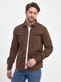 Сорочки Trend Collection модель TC9995BrownRBSHKMN Фото