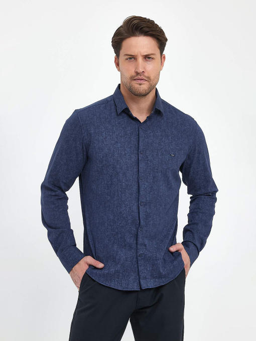 Рубашки Trend Collection модель TC9712BlueRBSHKMN Фото