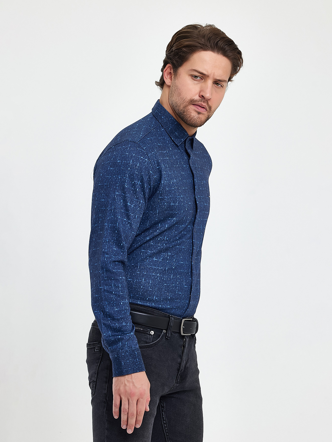 Рубашки Trend Collection модель TC9563BlueRBSHKMN Фото