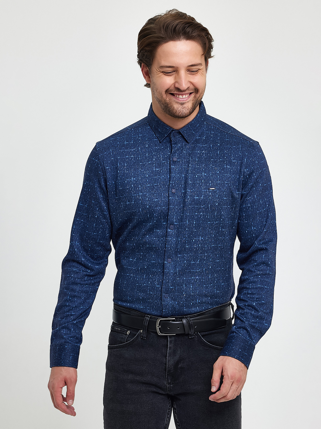 Рубашки Trend Collection модель TC9563BlueRBSHKMN Фото