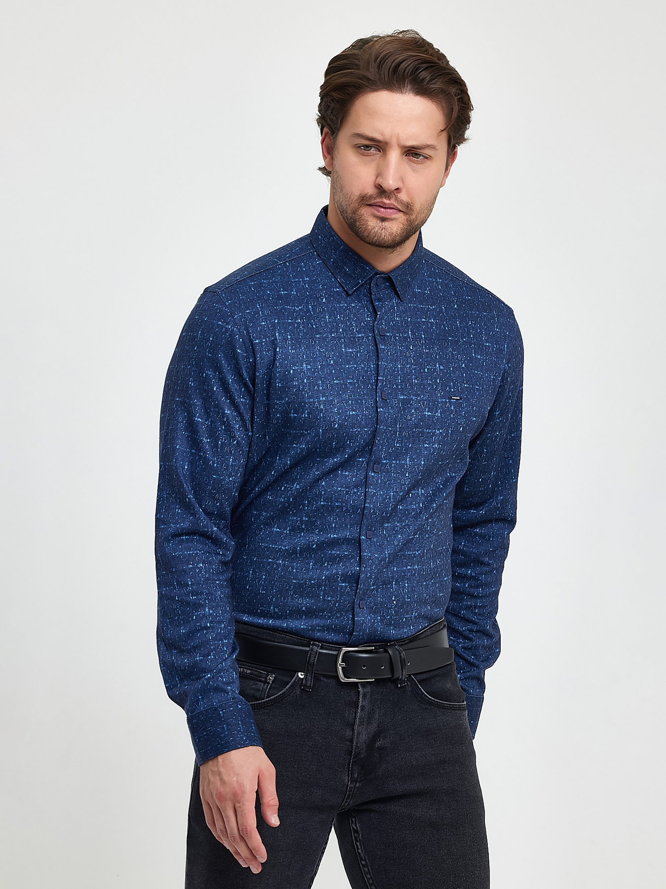 Рубашки Trend Collection модель TC9563BlueRBSHKMN Фото