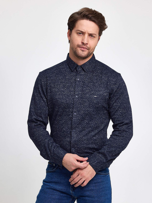 Рубашки Trend Collection модель TC9562BlueRBSHKMN Фото
