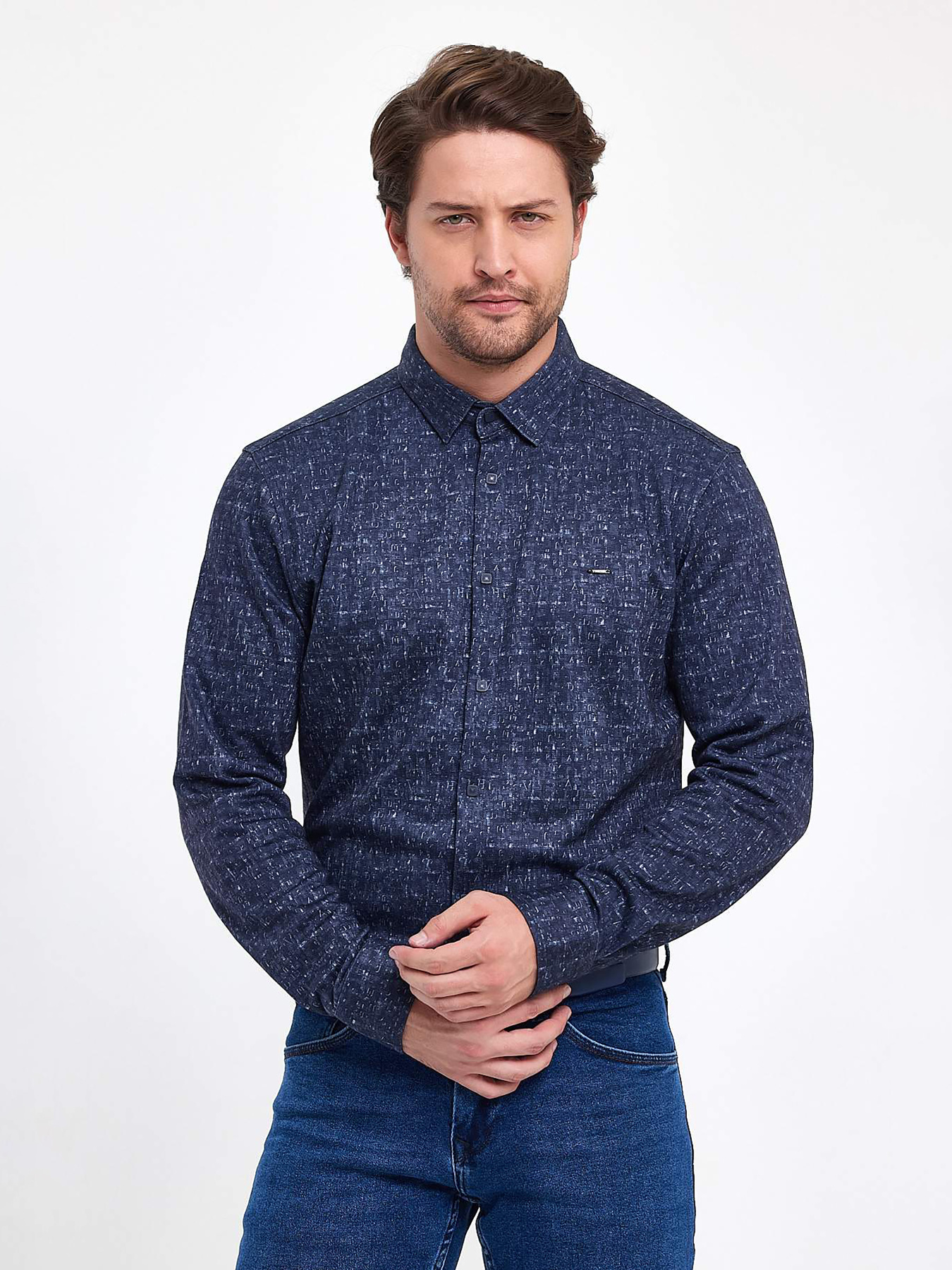 Рубашки Trend Collection модель TC9560DarkBlueRBSHKMN Фото