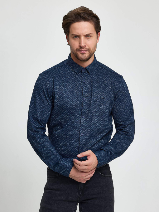 Рубашки Trend Collection модель TC9558BlueGreenRBSHKMN Фото