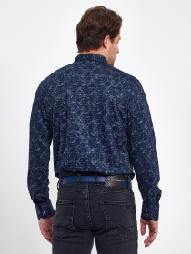 Рубашки Trend Collection модель TC9557BlueBrownRBSHKMN Фото