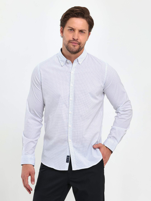 Сорочки Trend Collection модель TC9460WhiteRBSHKMN Фото
