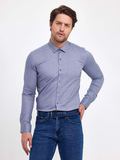 Рубашки Trend Collection модель TC9405GreyRBSHKMN Фото
