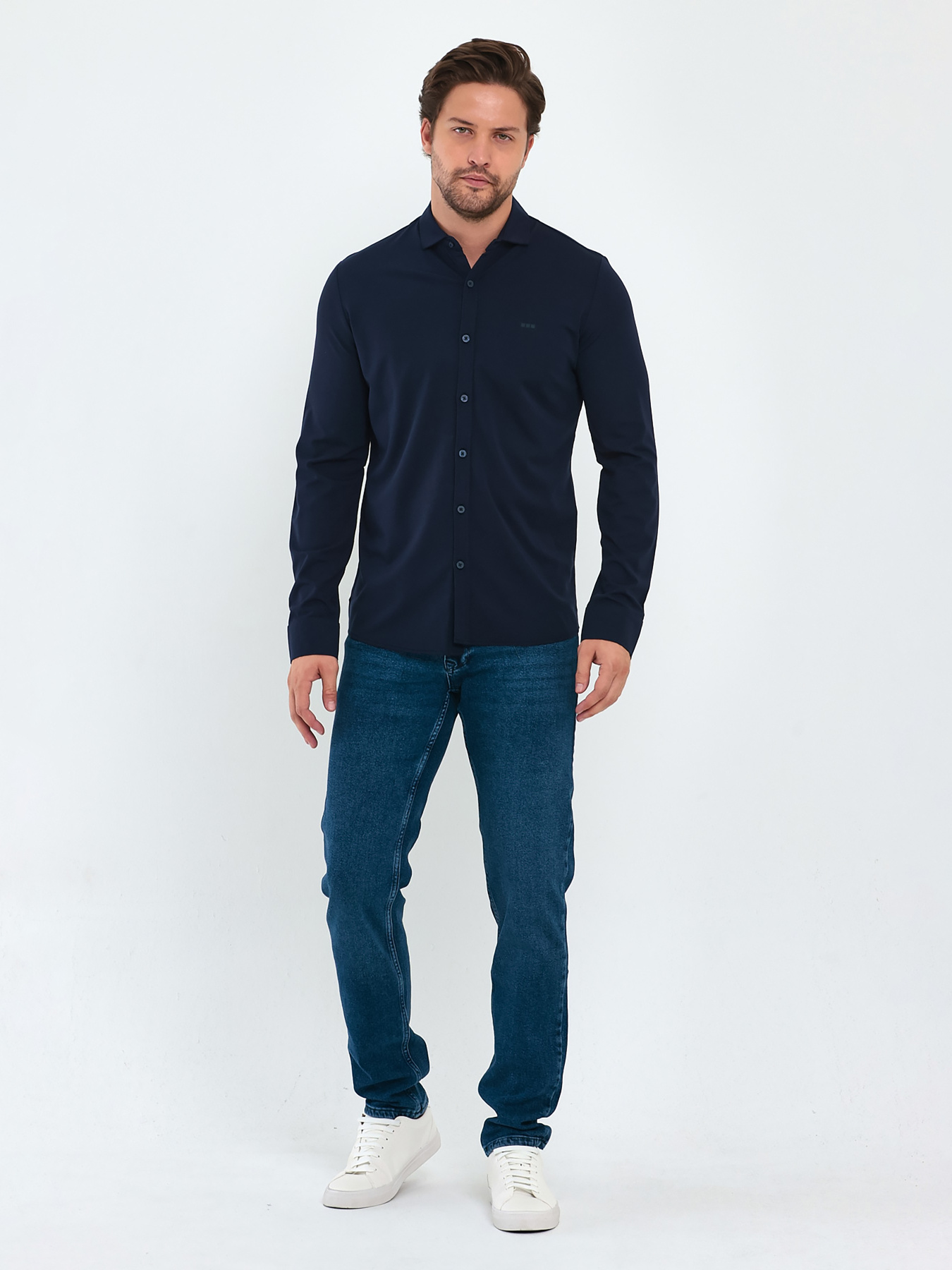 Сорочки Trend Collection модель TC9403BlueRBSHKMN Сорочки Trend Collection модель TC9403BlueRBSHKMN Фото