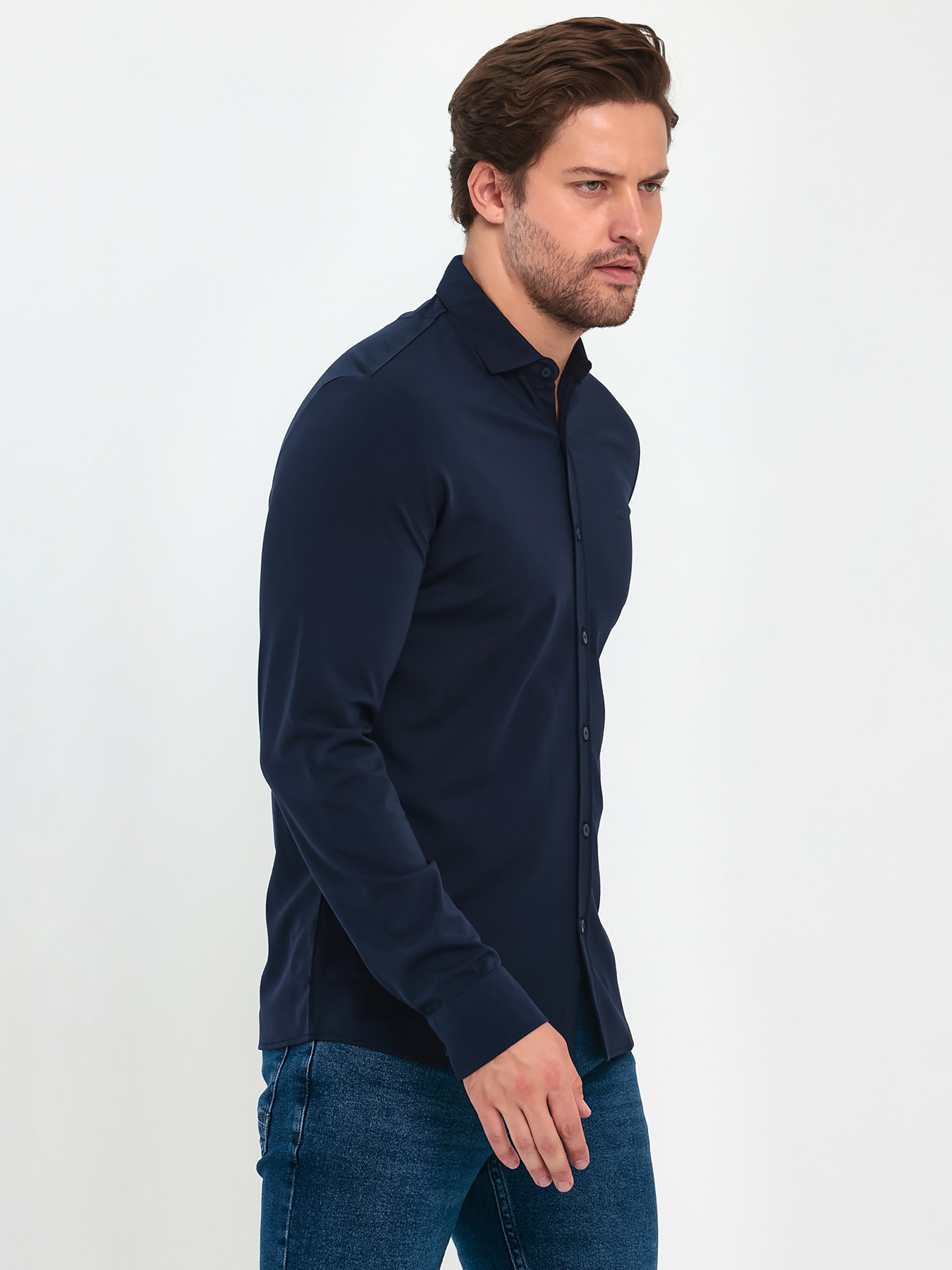 Сорочки Trend Collection модель TC9403BlueRBSHKMN Сорочки Trend Collection модель TC9403BlueRBSHKMN Фото