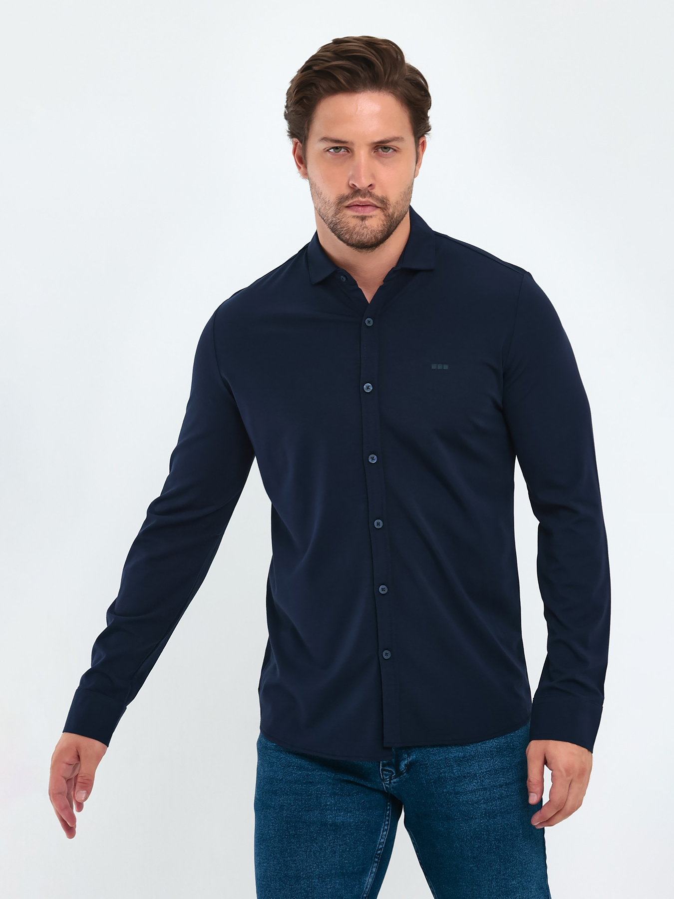 Сорочки Trend Collection модель TC9403BlueRBSHKMN Сорочки Trend Collection модель TC9403BlueRBSHKMN Фото