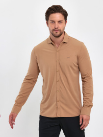 Рубашки Trend Collection модель TC9402BrownRBSHKMN Фото