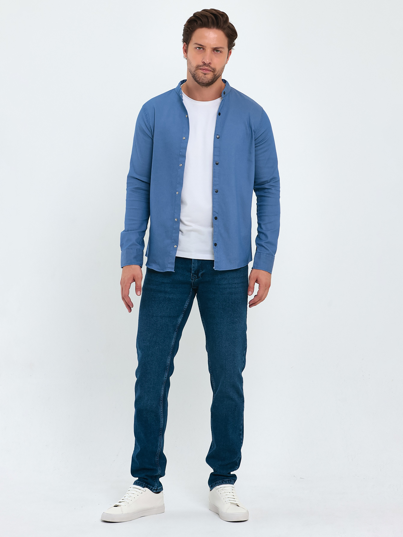 Сорочки Trend Collection модель TC9343BlueRBSHKMN Сорочки Trend Collection модель TC9343BlueRBSHKMN Фото