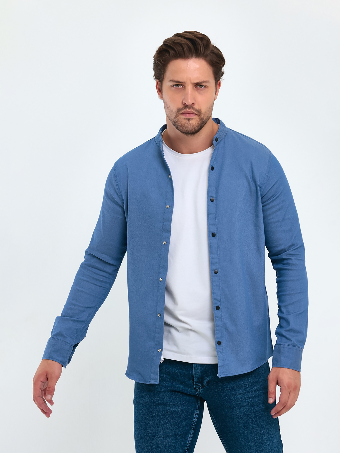 Сорочки Trend Collection модель TC9343BlueRBSHKMN Сорочки Trend Collection модель TC9343BlueRBSHKMN Фото