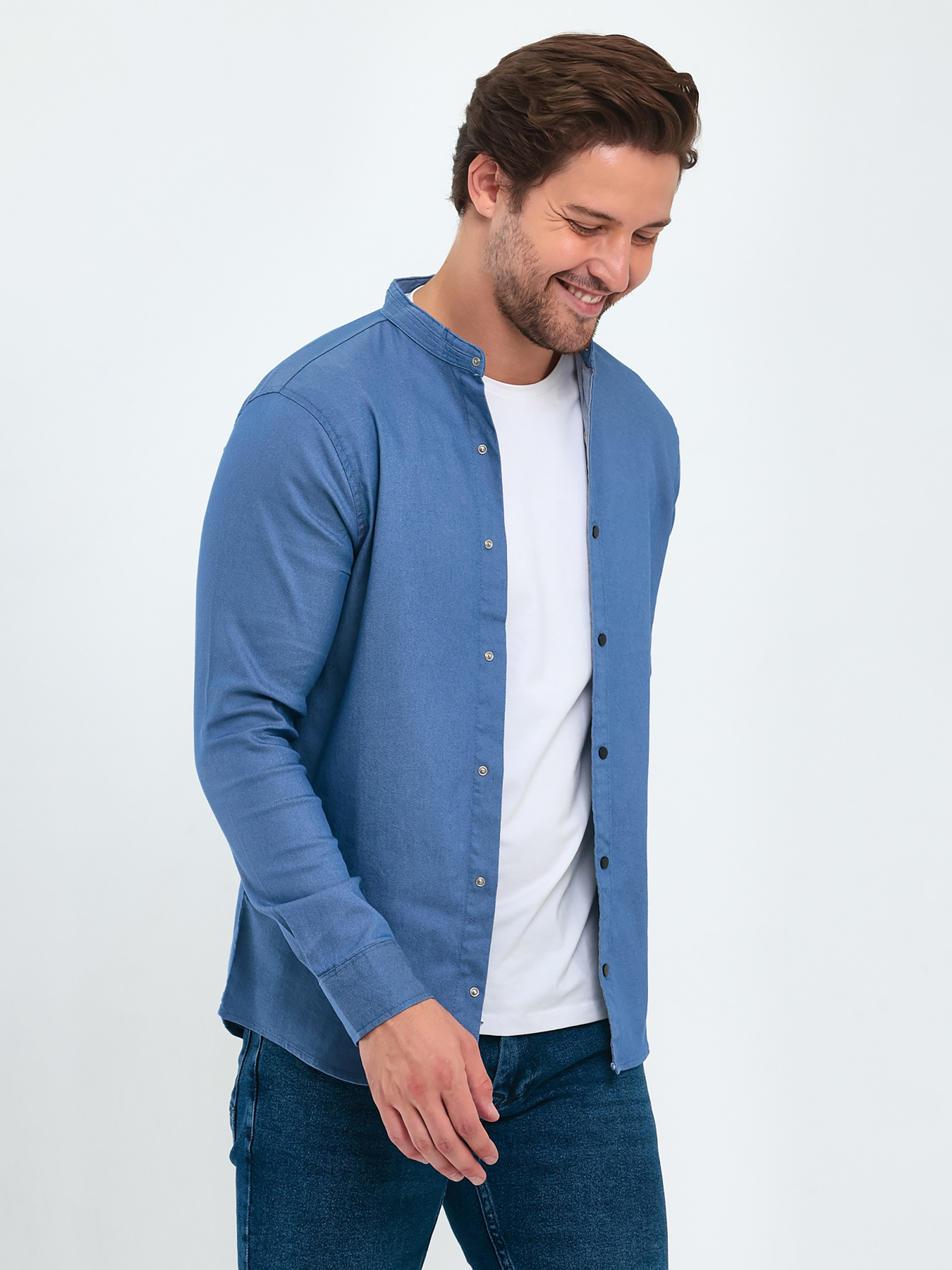 Сорочки Trend Collection модель TC9343BlueRBSHKMN Сорочки Trend Collection модель TC9343BlueRBSHKMN Фото