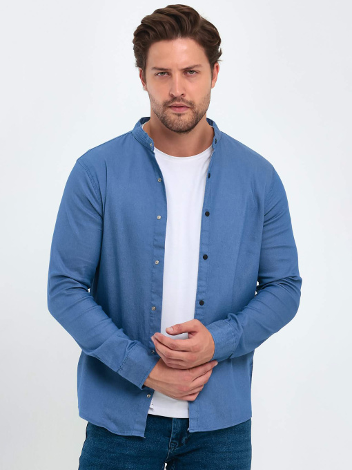 Сорочки Trend Collection модель TC9343BlueRBSHKMN Фото