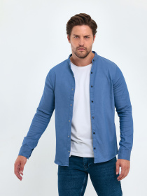 Сорочки Trend Collection модель TC9343BlueRBSHKMN Фото