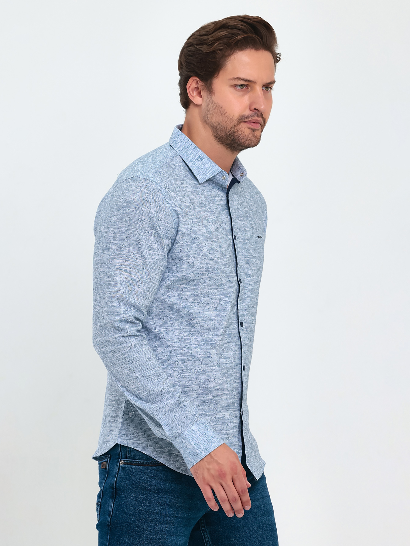 Рубашки Trend Collection модель TC9281BlueRBSHKMN Фото