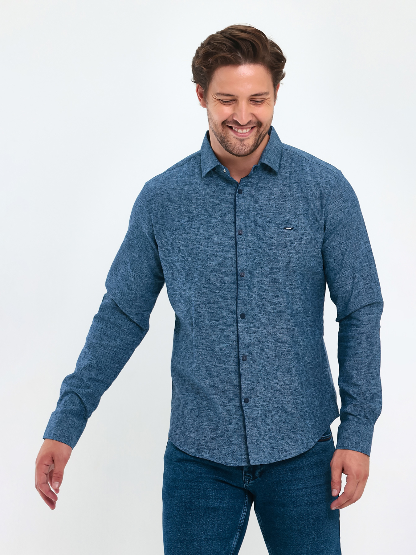 Сорочки Trend Collection модель TC9280BlueRBSHKMN Сорочки Trend Collection модель TC9280BlueRBSHKMN Фото