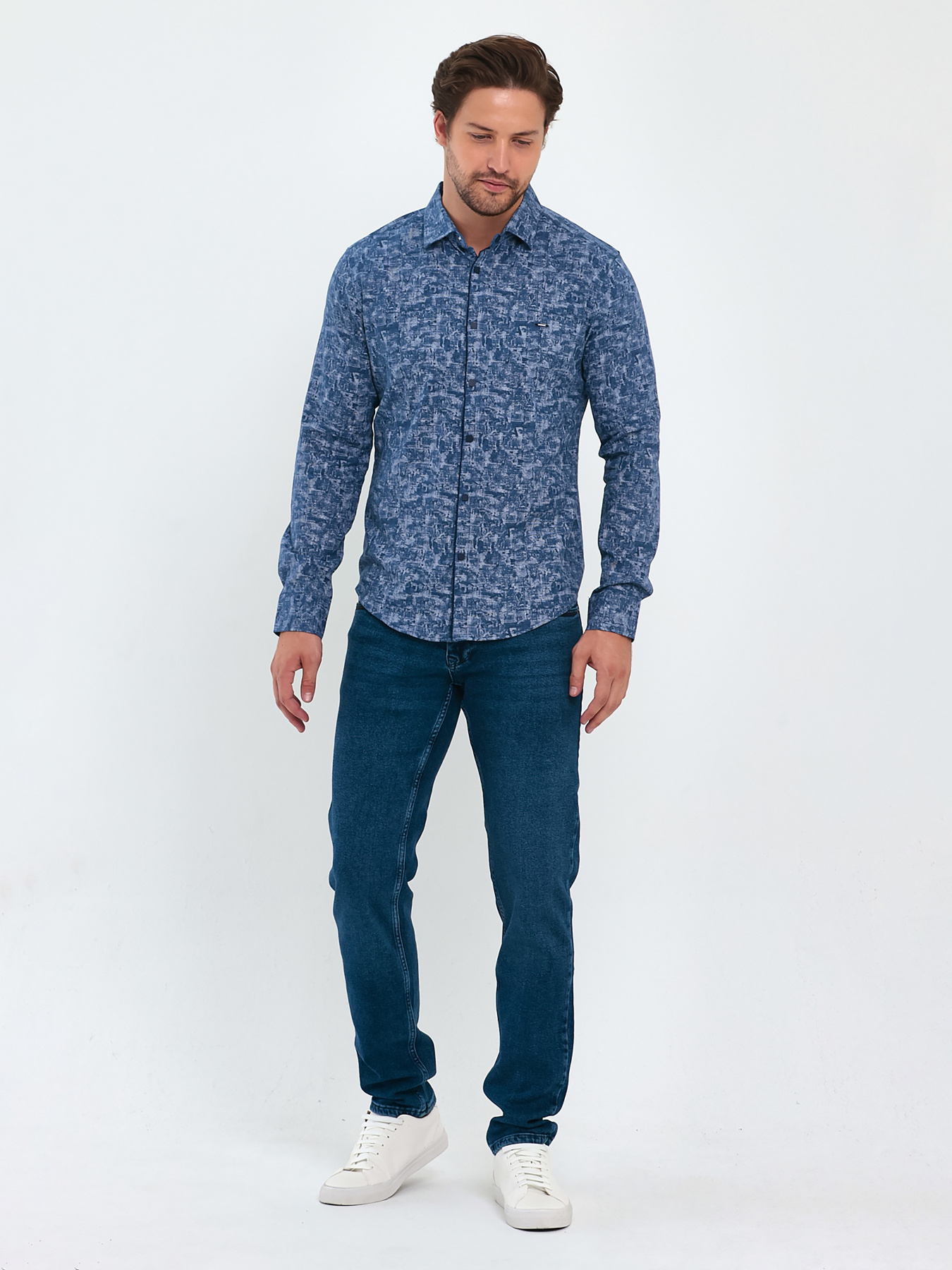 Рубашки Trend Collection модель TC9278BlueRBSHKMN Фото