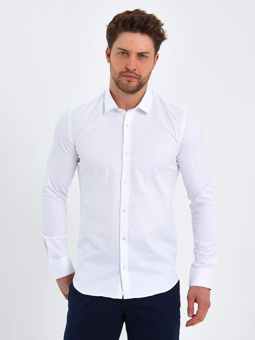 Рубашки Trend Collection модель TC8997WhiteRBSHKMN Фото