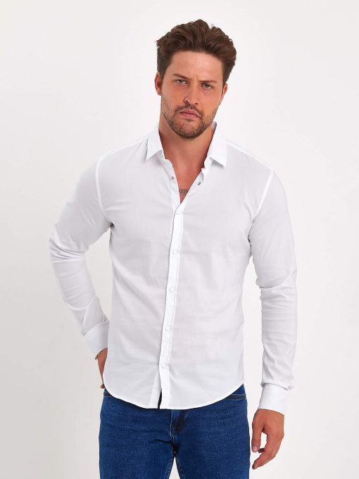 Сорочки Trend Collection модель TC8871WhiteRBSHKMN Фото