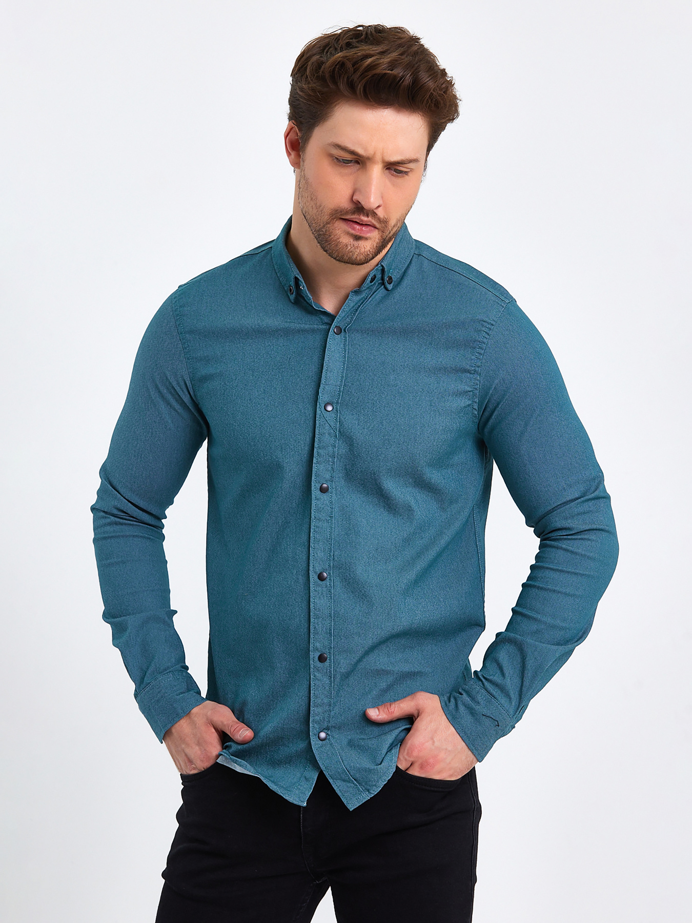 Сорочки Trend Collection модель TC8206EmeraldRBSHKMN Сорочки Trend Collection модель TC8206EmeraldRBSHKMN Фото