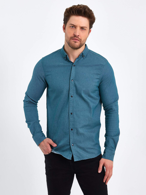 Сорочки Trend Collection модель TC8206EmeraldRBSHKMN Фото