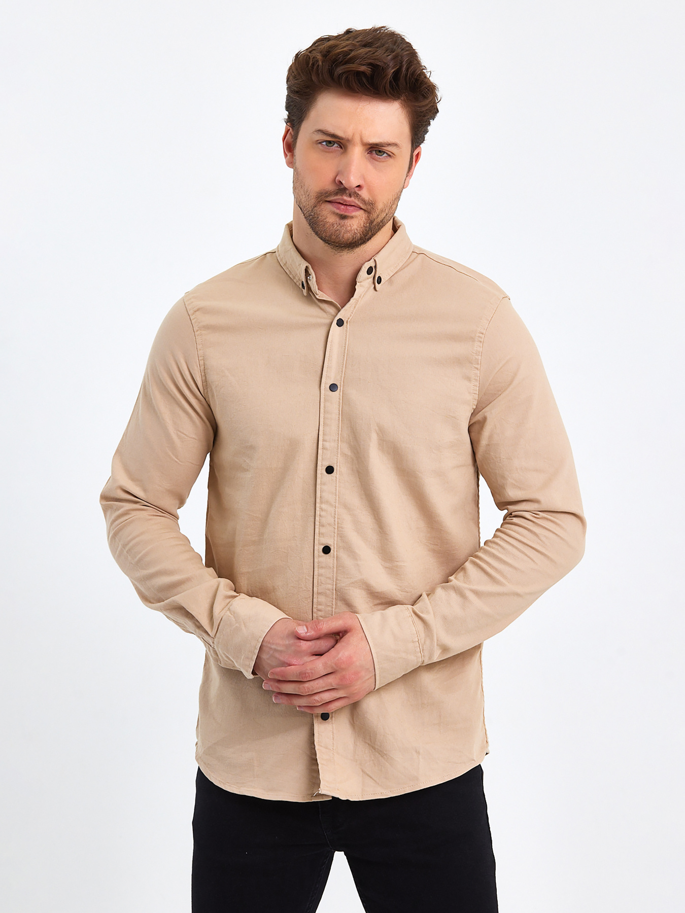 Сорочки Trend Collection модель TC8205SandRBSHKMN Фото